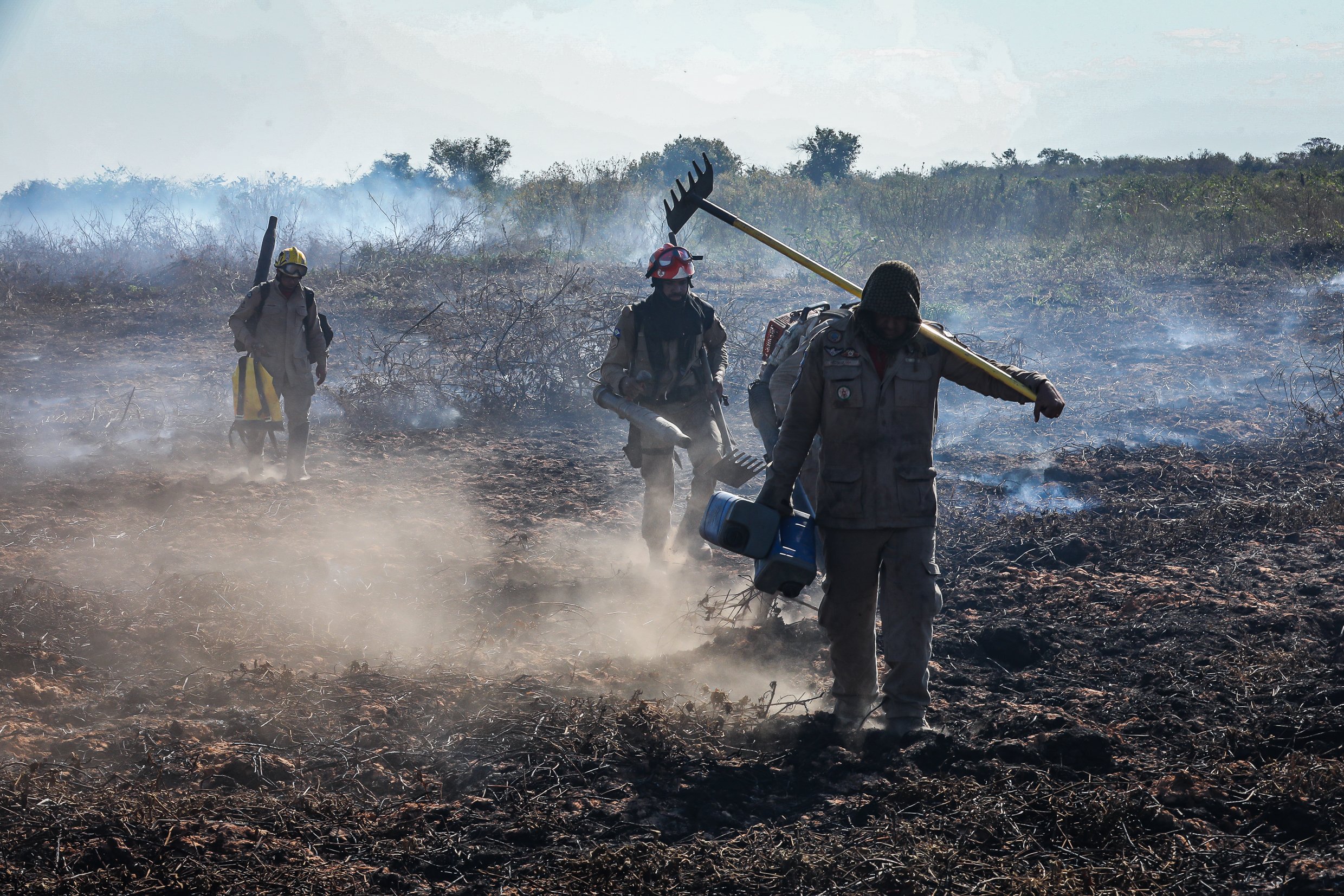 Combate à incêndios no Mato Grosso